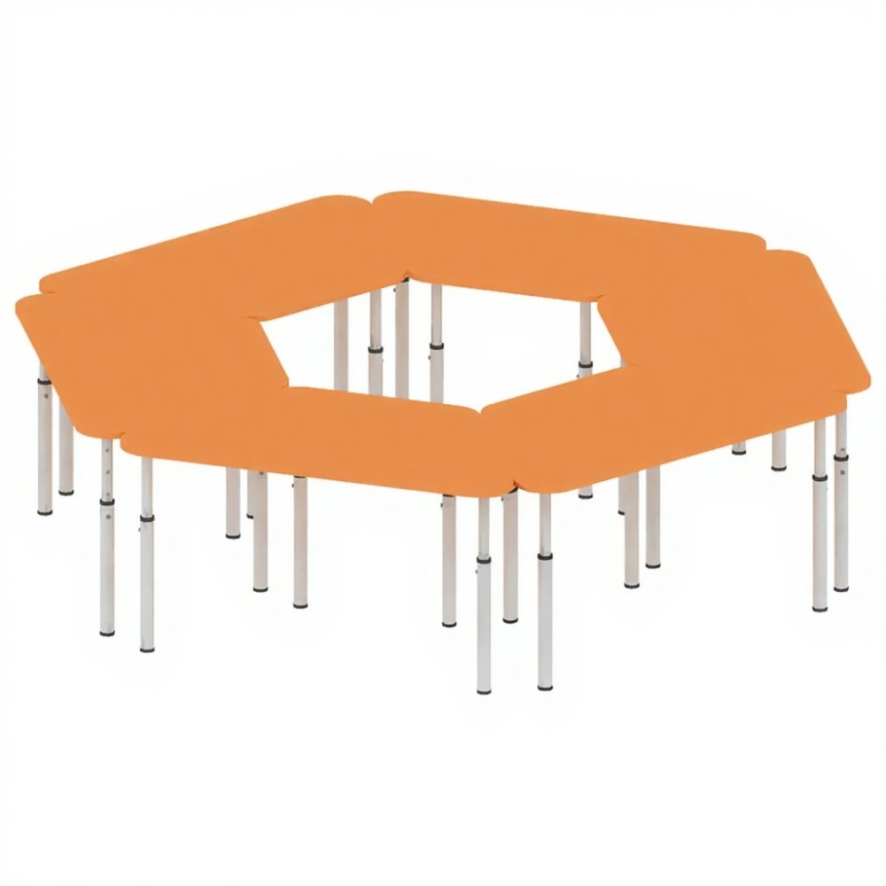 Стол модульный, комплект из 6 столов ШКАВ6-1