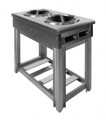 Индукция WOK OBOD/2 зоны, подставка