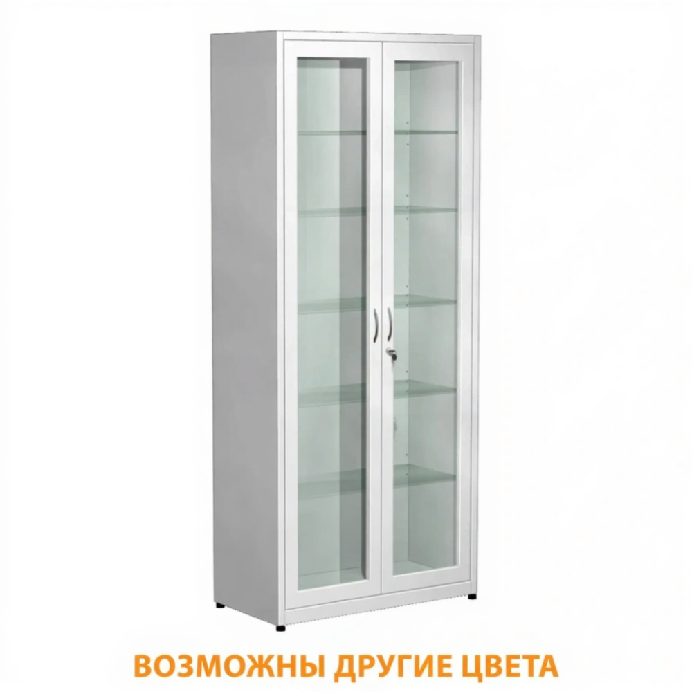 Шкаф для медикаментов (стекло) ШМ-3.1 (белый)