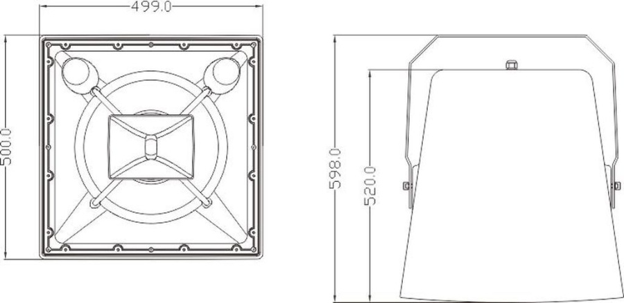 Коаксиальная 2-полосная акустическая система FDB LT215