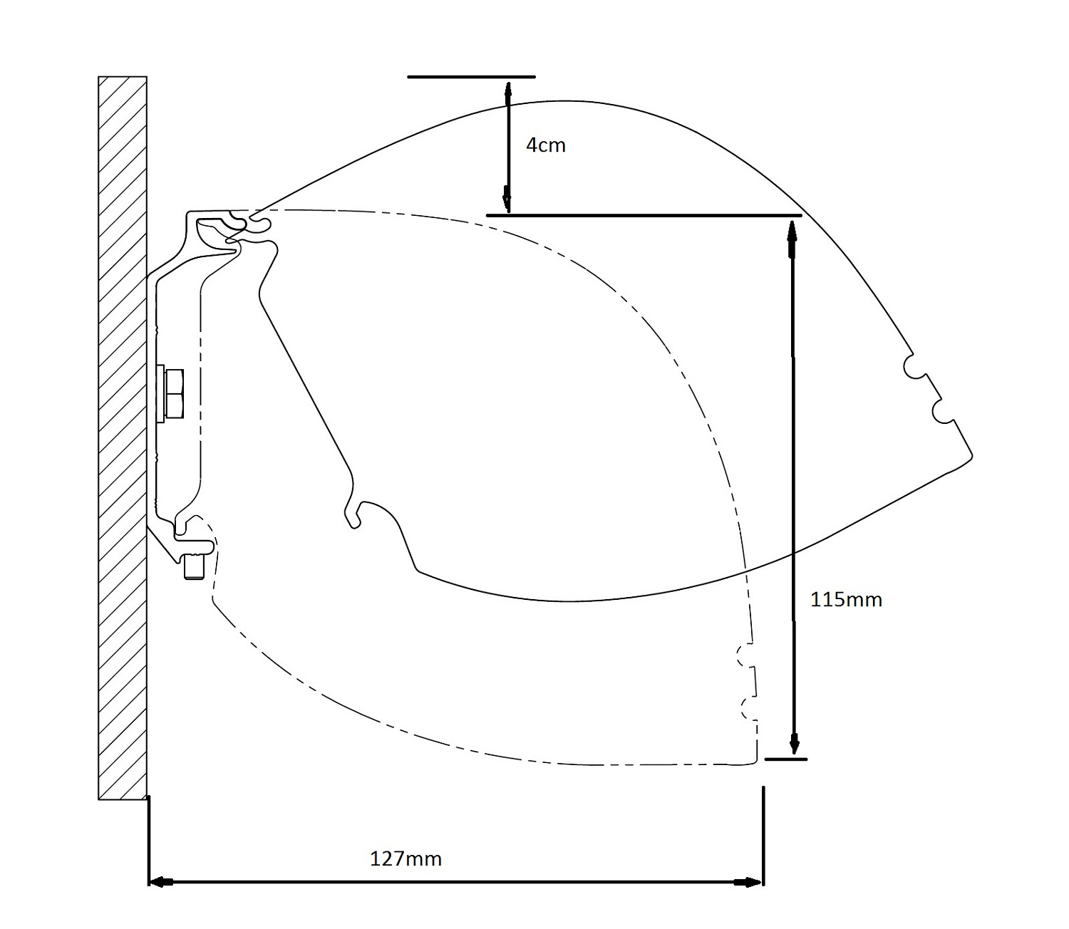 Kauber Red Label Tensioned BT Cinema 131" 16:9 163x290 дроп 40 см. Gray Pro