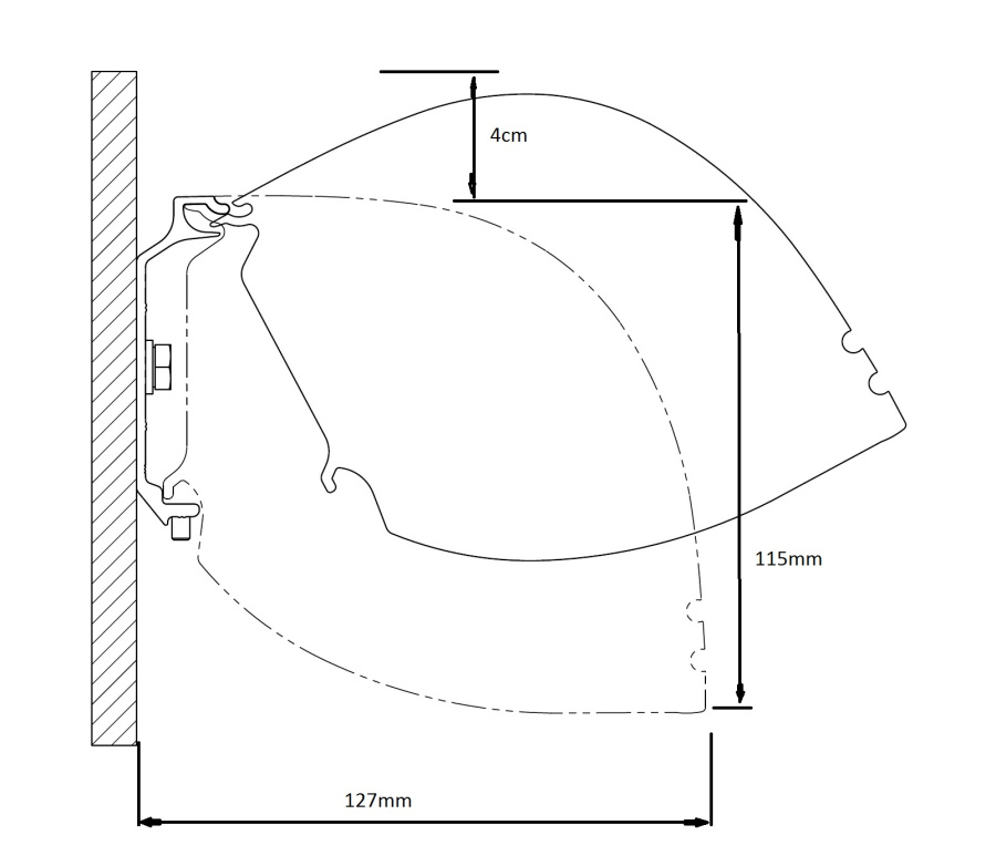 Kauber Red Label Tensioned BT Cinema 131" 16:9 163x290 дроп 40 см. Gray Pro