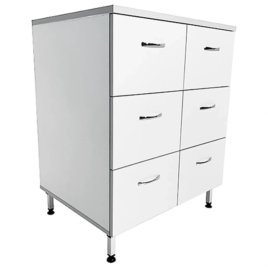 Стол-тумба лабораторная ТЛ 18.007 (белый)