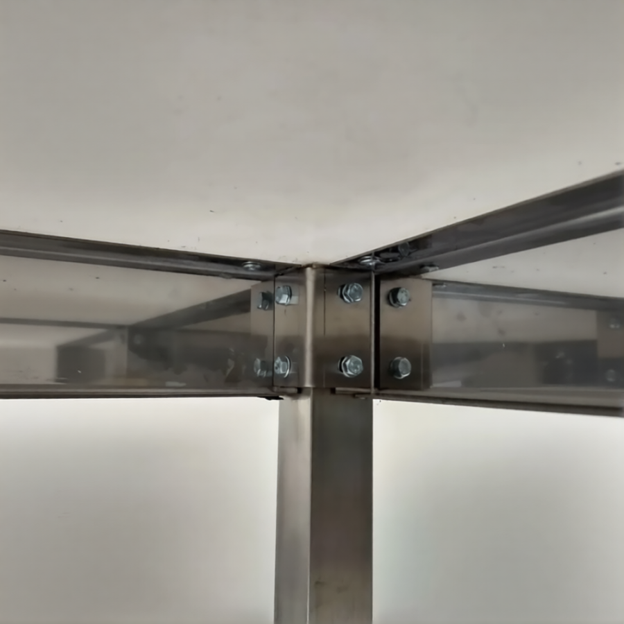 Стол производственный СПРп - 860х1000х700 «Profi Ral», сбор отходов (полка-обвязка)