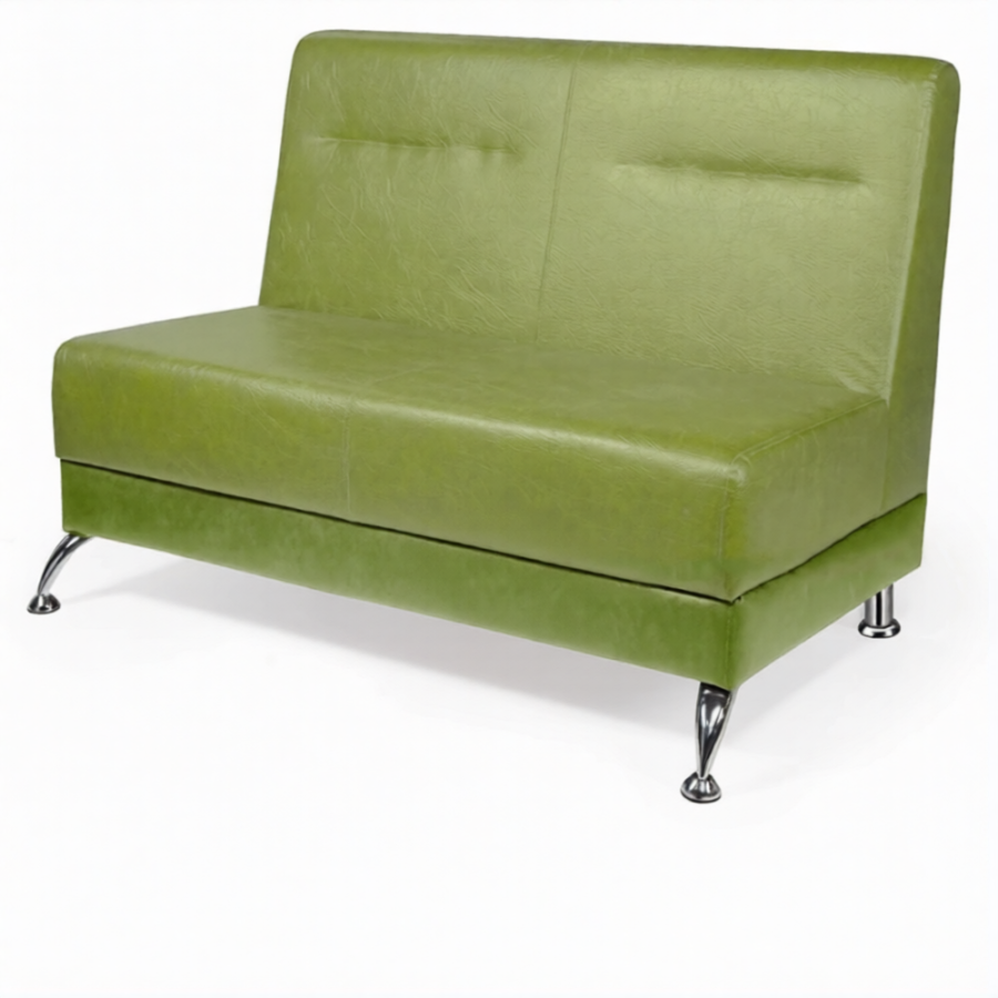 Диван двухместный ДО-4/2 (кожзам Эконом белый)