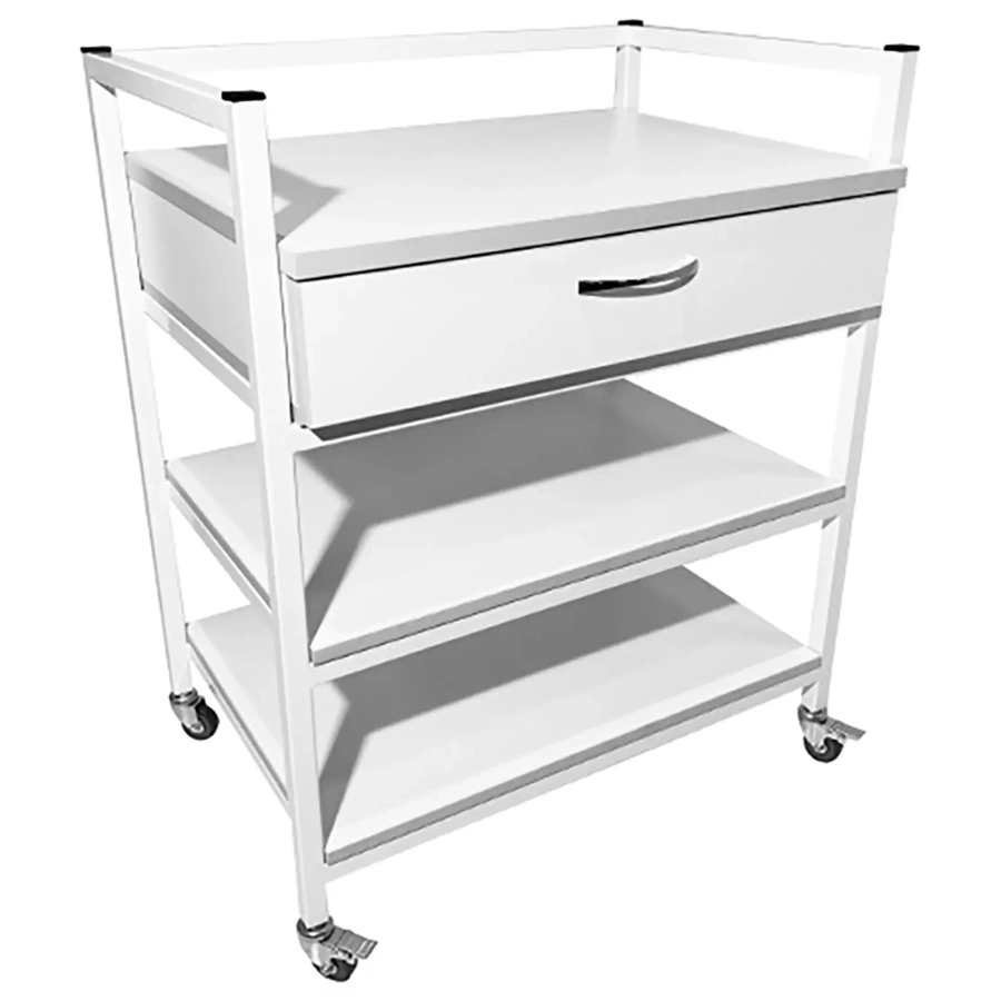 Стол лабораторный мобильный СЛм 17.001 (белый)