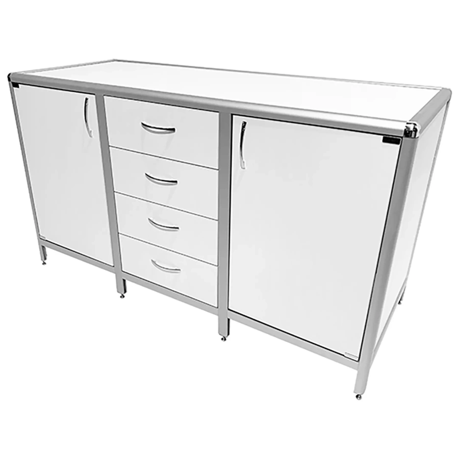 Стол-тумба лабораторная MED 12.021al (белый)